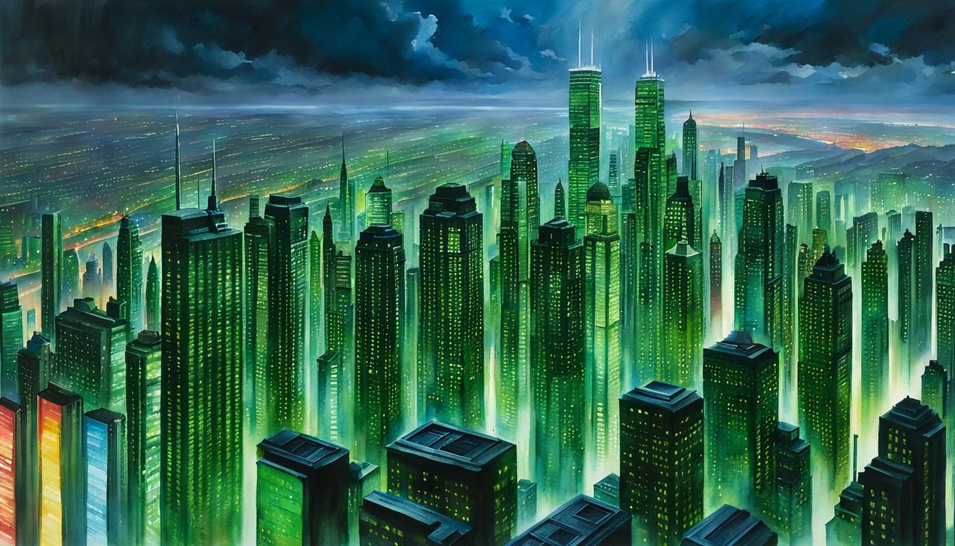 Hyperdetailed Matrix in Candy Art Style