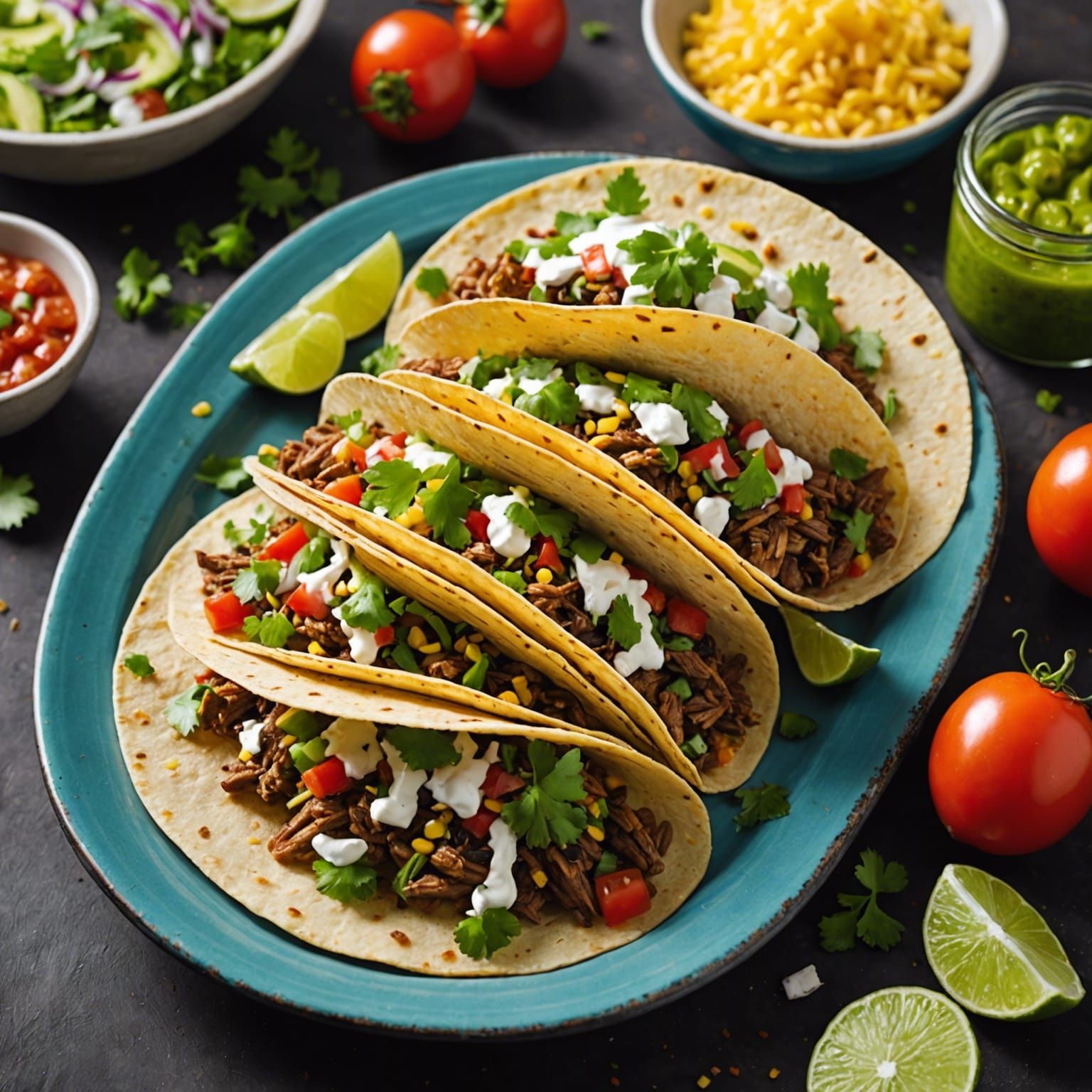 Cinco de Mayo Tacos in Pino Daeni Style