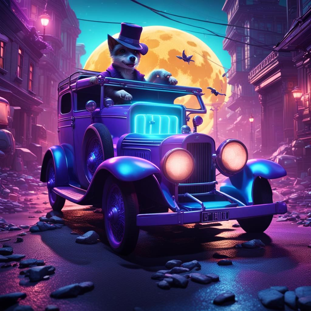 Dog Detective in Rat City: Cinematic 3D Game Art