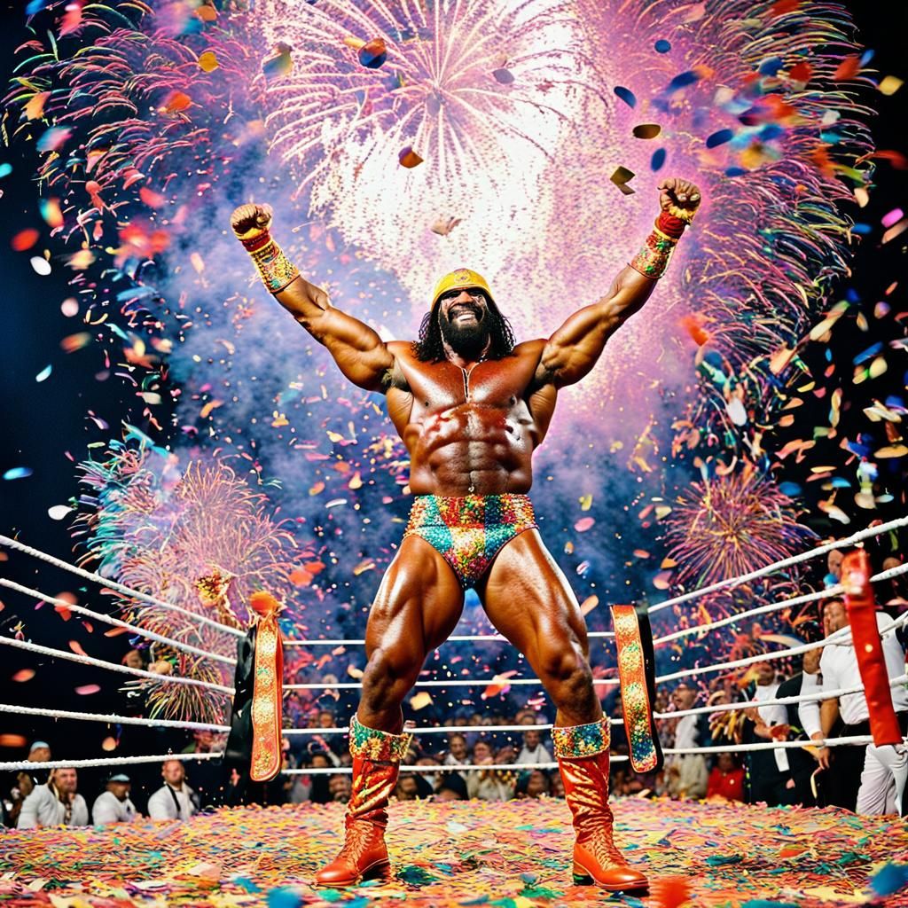 Randy Savage: A Hyperdetailed Wrestling Masterpiece