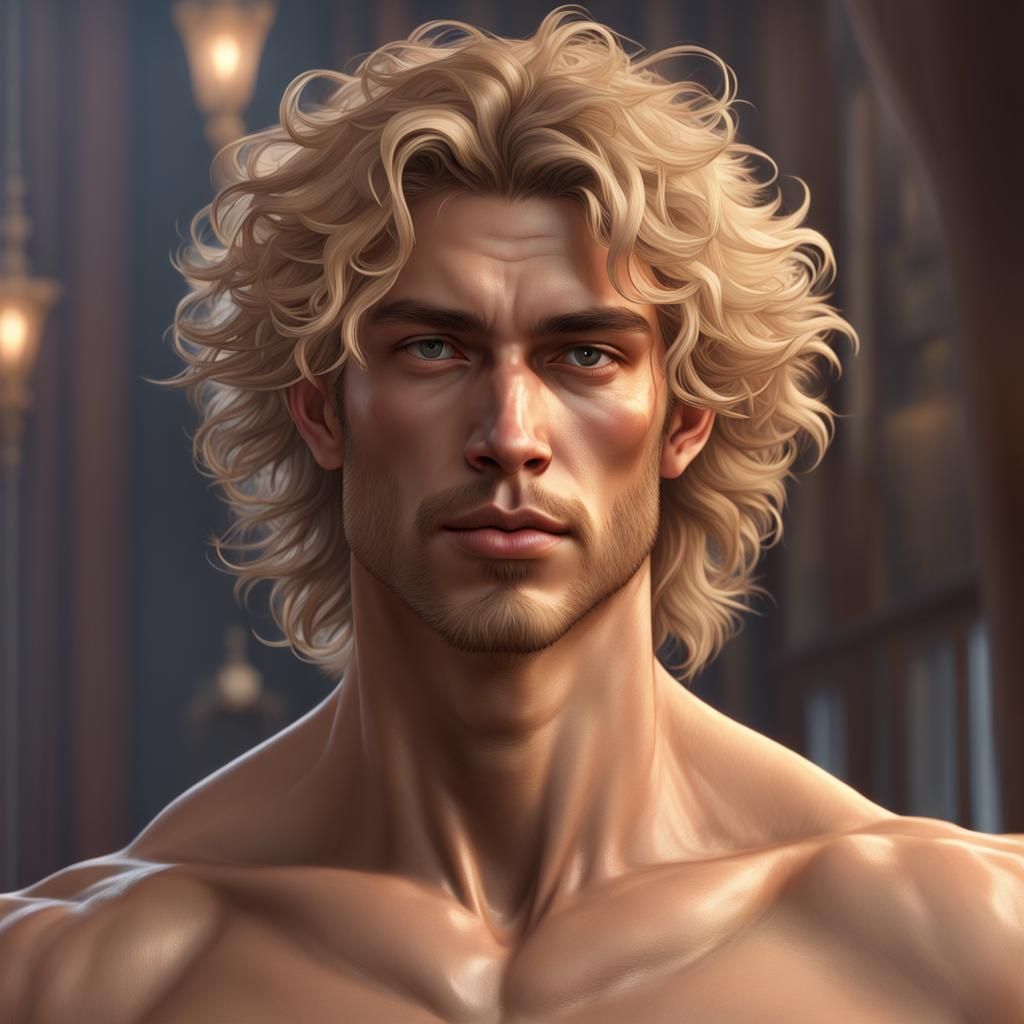 Hyperrealistic Portrait of a Slender Man