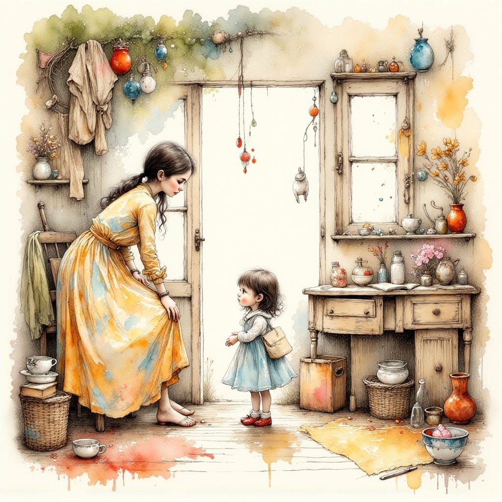 Whimsical Comfort in a Minimalist Room