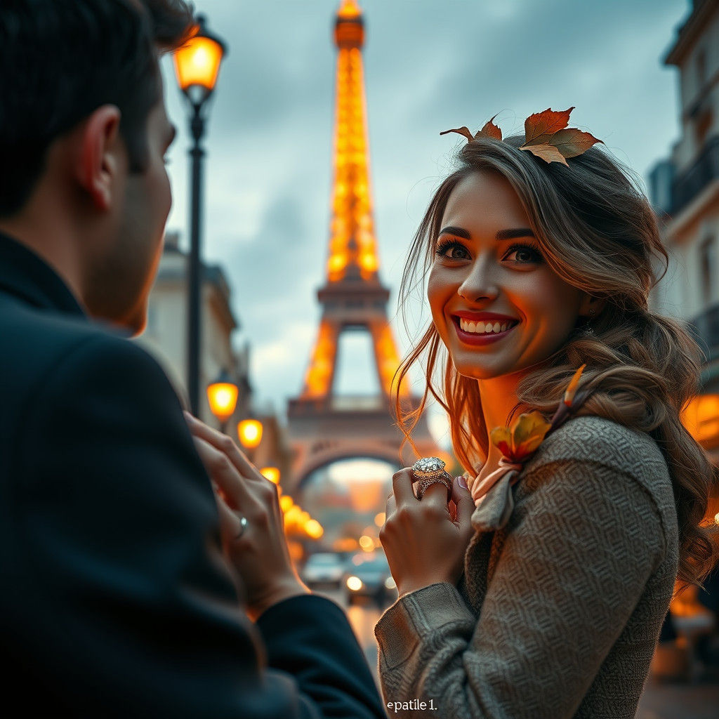 Parisian Proposal with Art Nouveau Ring