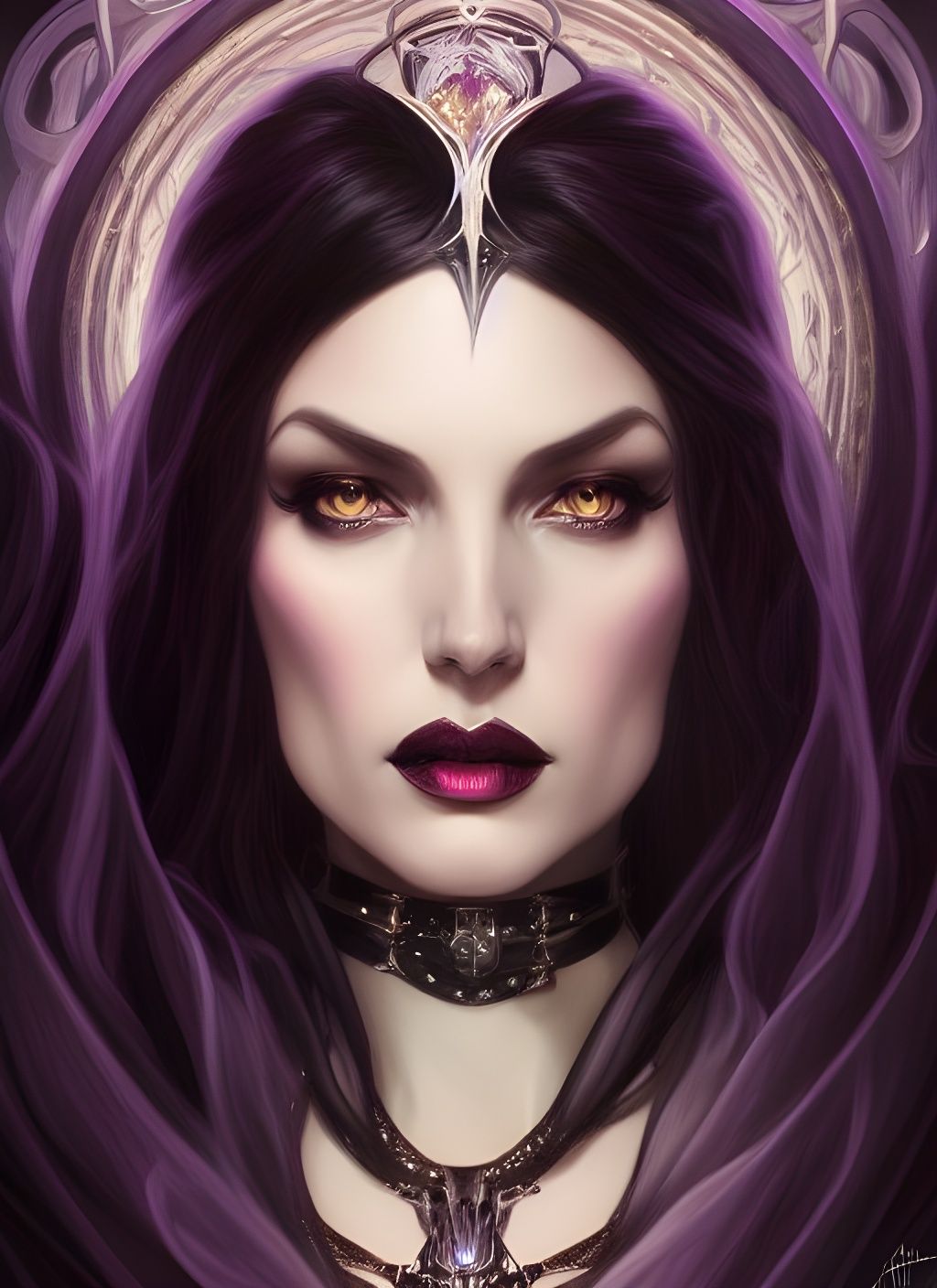 Liliana Vess: Queen of Darkness in Goth Art Style