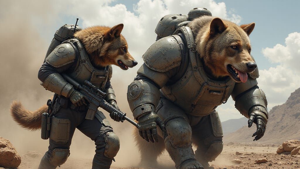 Wolf and Bear Unite in Tactical Harmony