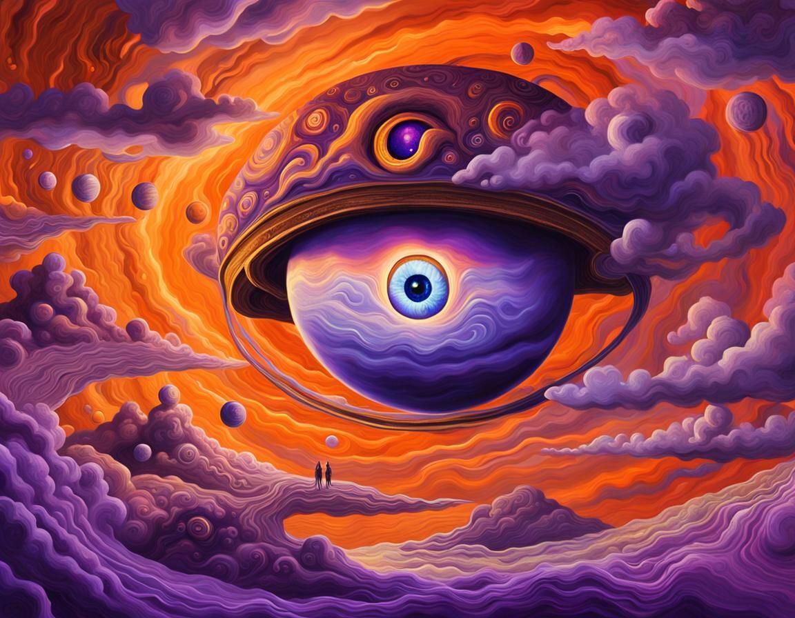 Jupiter's Alien World: A Surrealist Dreamscape