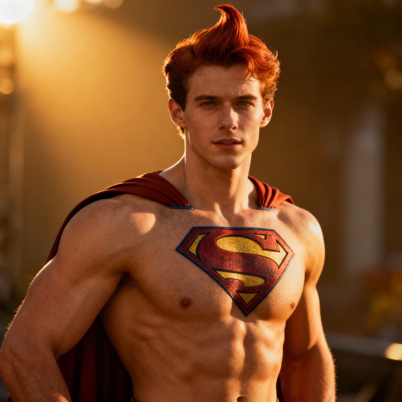 Photorealistic Jimmy Olsen with S-Shield Hair