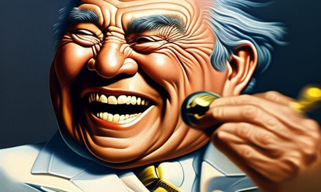 Drunk Old Men Laughing: Cel-Shaded Album Art