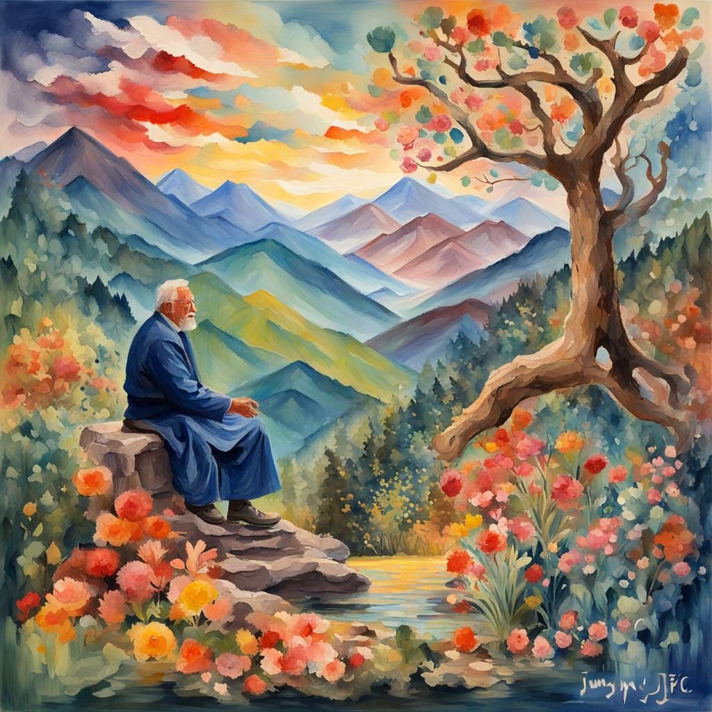 Gouache Painting: Harmony of Thinking and Feeling