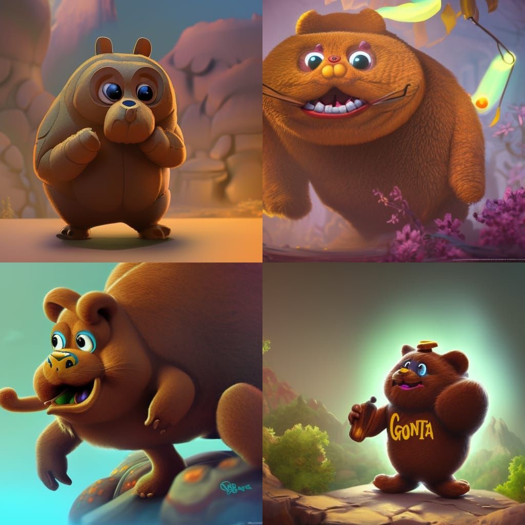 Detailed 3D Render of Go Gopher Mascot