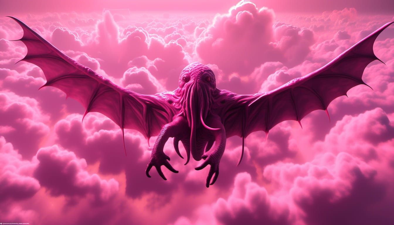 Pink Cloud Cthulhu