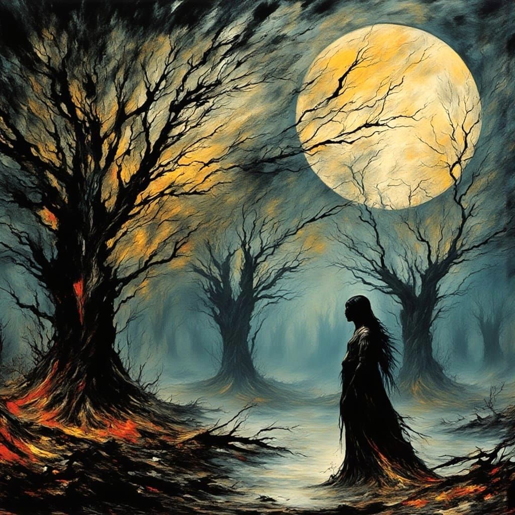 Forest Fyne Fantasy Scene ___