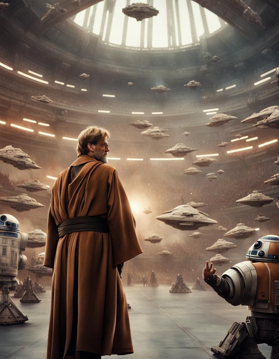 Jedi Master Klopp in Epic Star Wars Battle