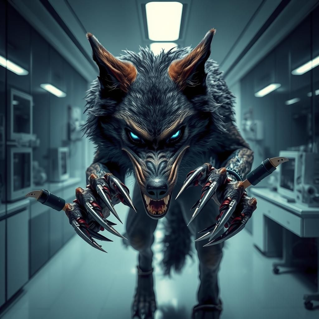 Genetically Engineered Werewolf Escapes High-Tech Lab