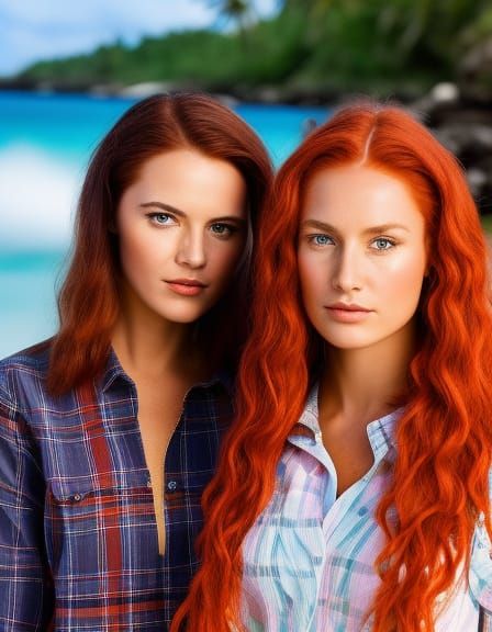 Ginger and Mary Ann on Gilligan's Isle