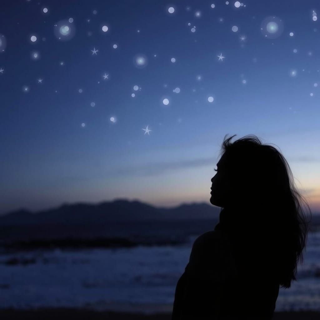 Romantic Eyes in a Dreamy Moment