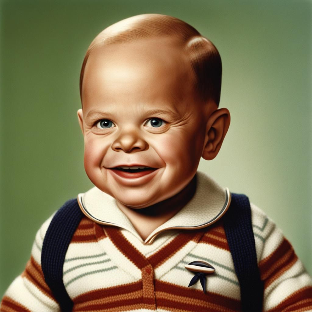 Hyperrealistic Toddler as Don Rickles