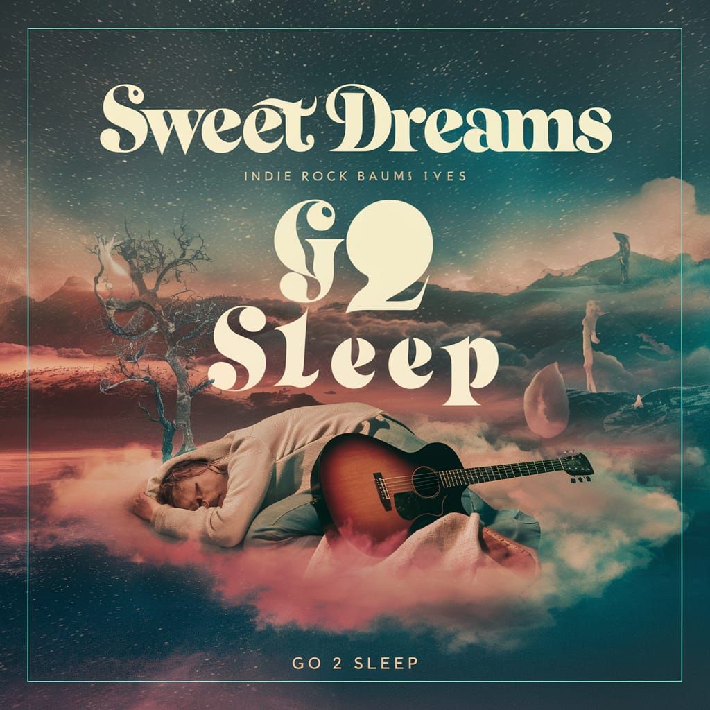 Dreamy Album Cover Art for Indie Rock Band