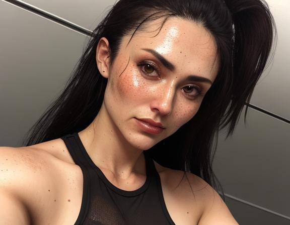 Disturbing Close-Up: Sweaty, Ripped, and Dirty