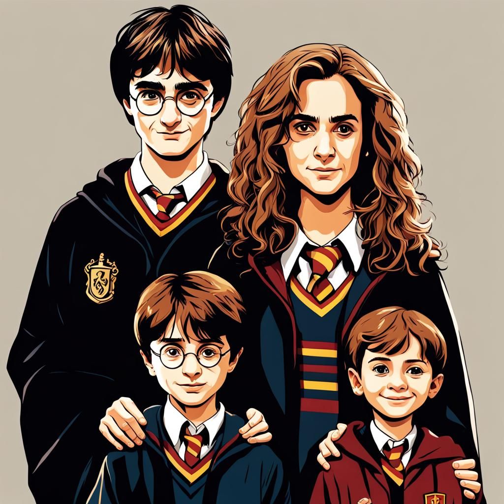 Harry Potter Family Portrait With Children
