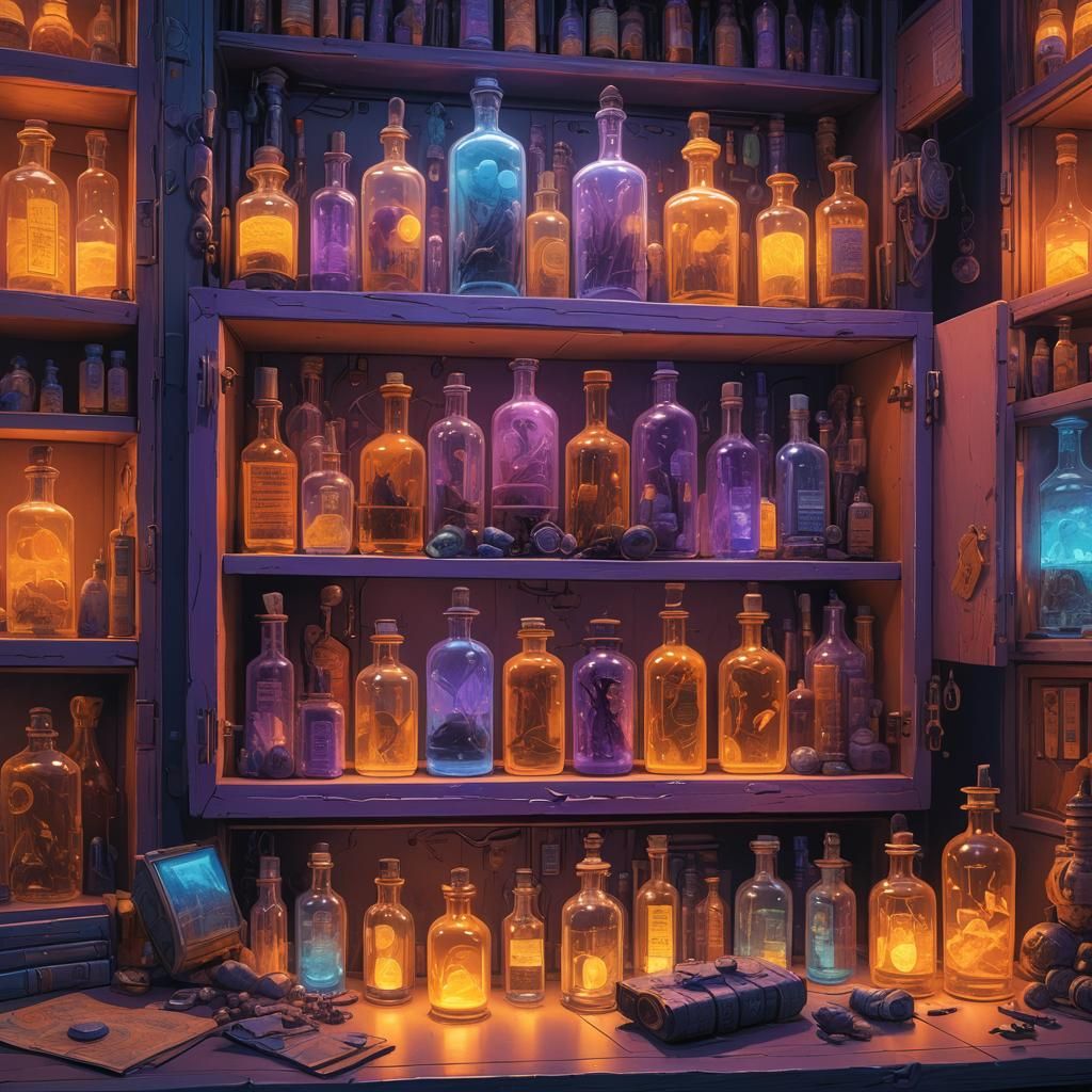 magical mystical medicine cabinet