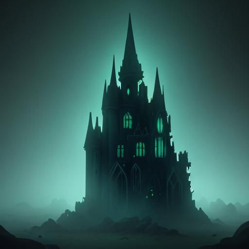 Mystical Dark Fantasy Home Interior in Gothic Style