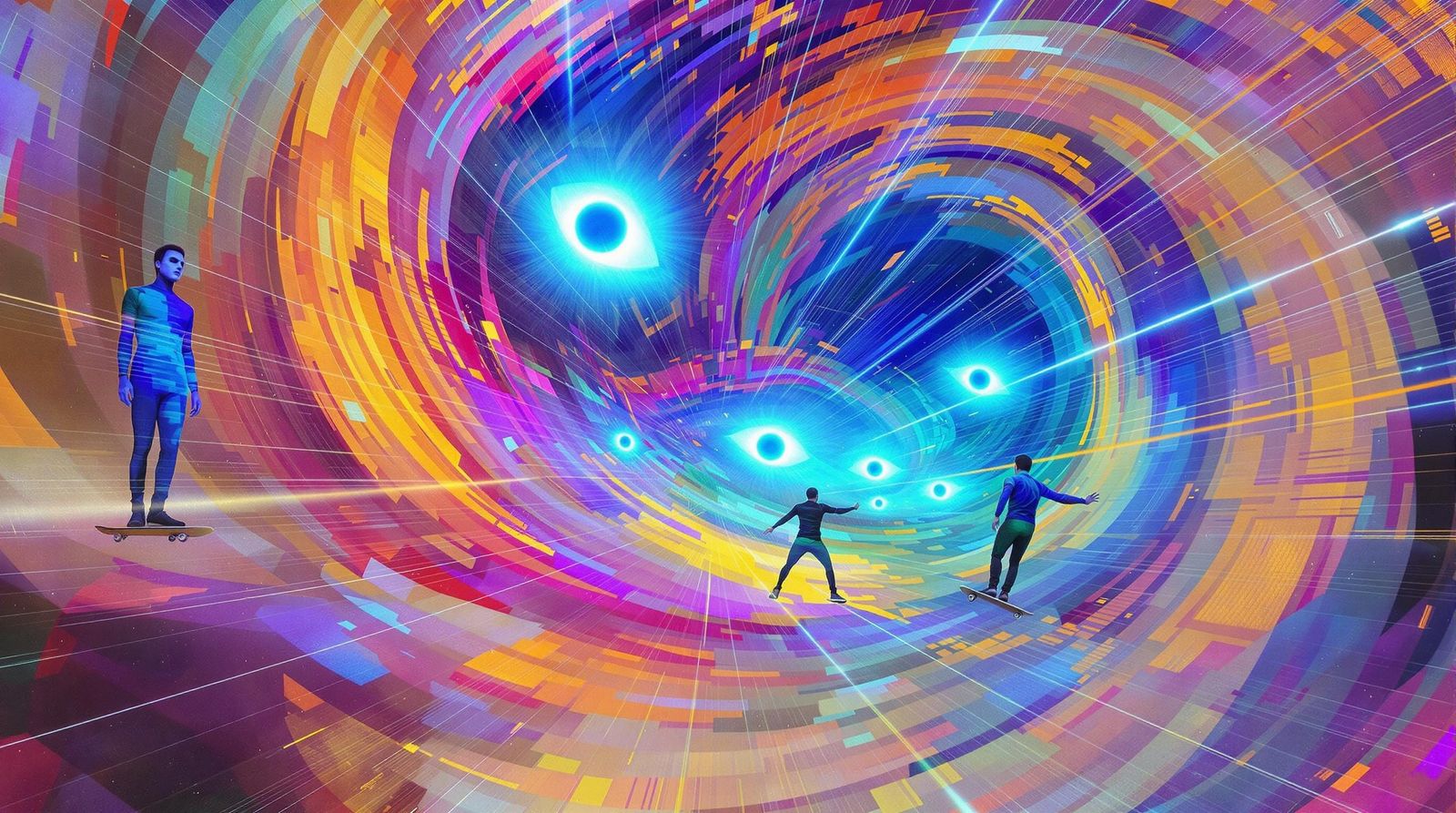 Surreal Eyes and Mimes in Abstract Expressionism