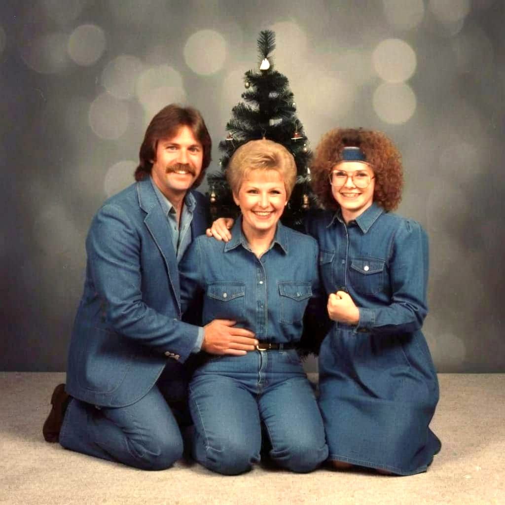 Abstract Blue Denim Texture and Patterns