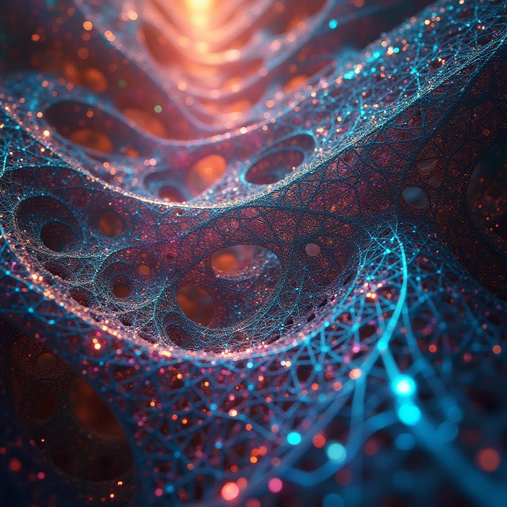 Fractal Threads in an Otherworldly Lattice