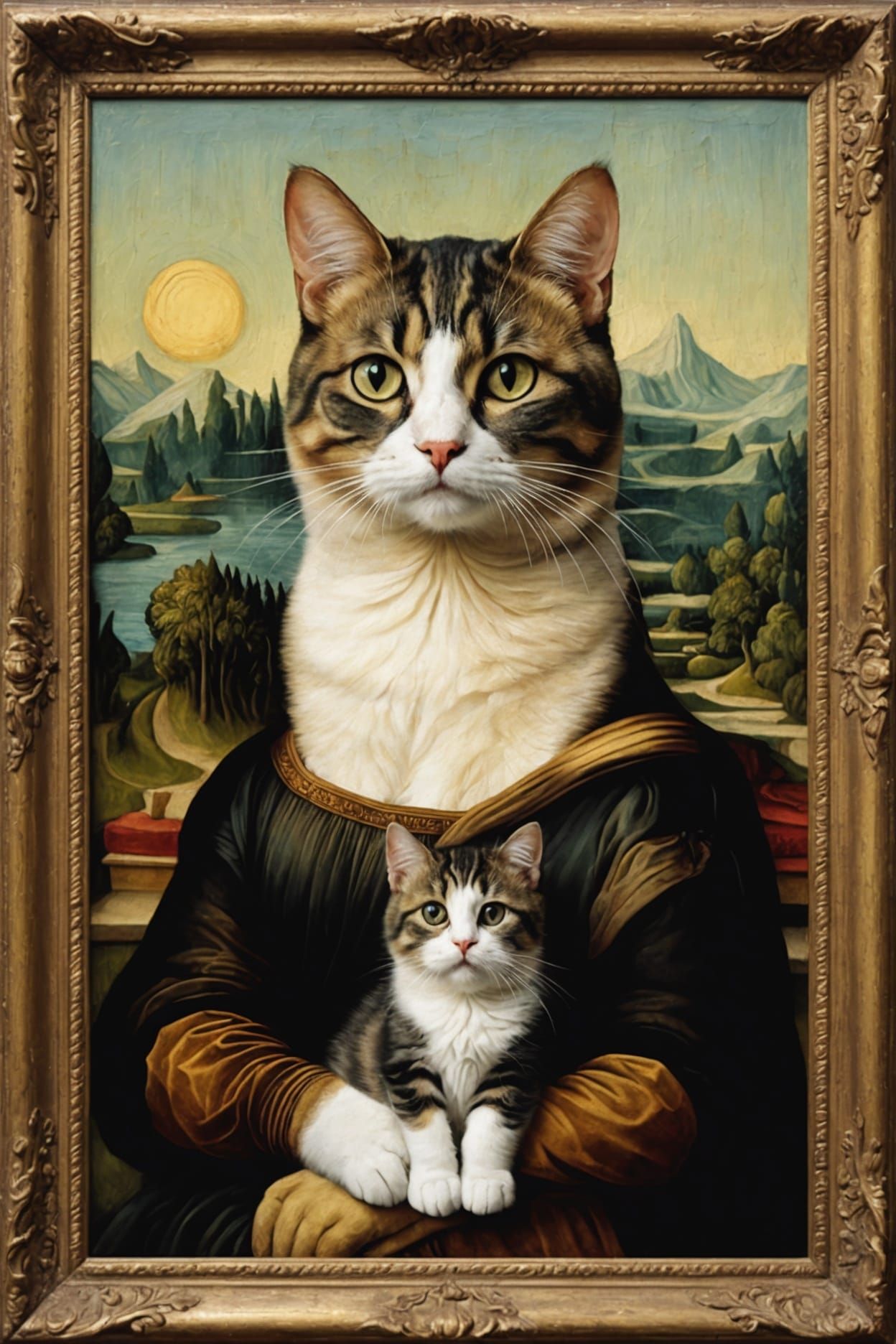 Kitty Mona Lisa: A Feline Masterpiece