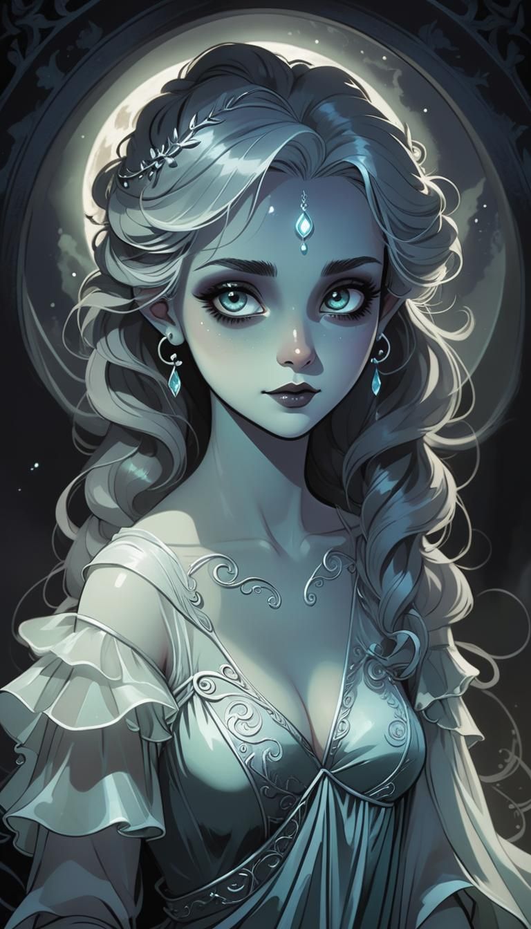 Lunara, Goddess of Illusions - The Silver Phantom Queen