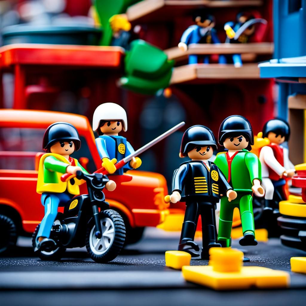 Playmobil action figures