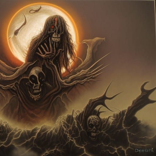 Sinister Death Metal Album Cover Art