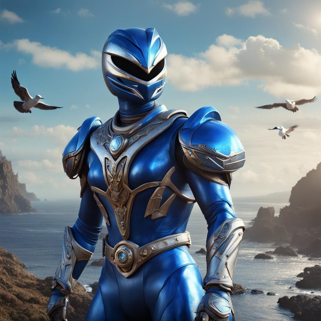 Blue Seagull Power Ranger Concept Art