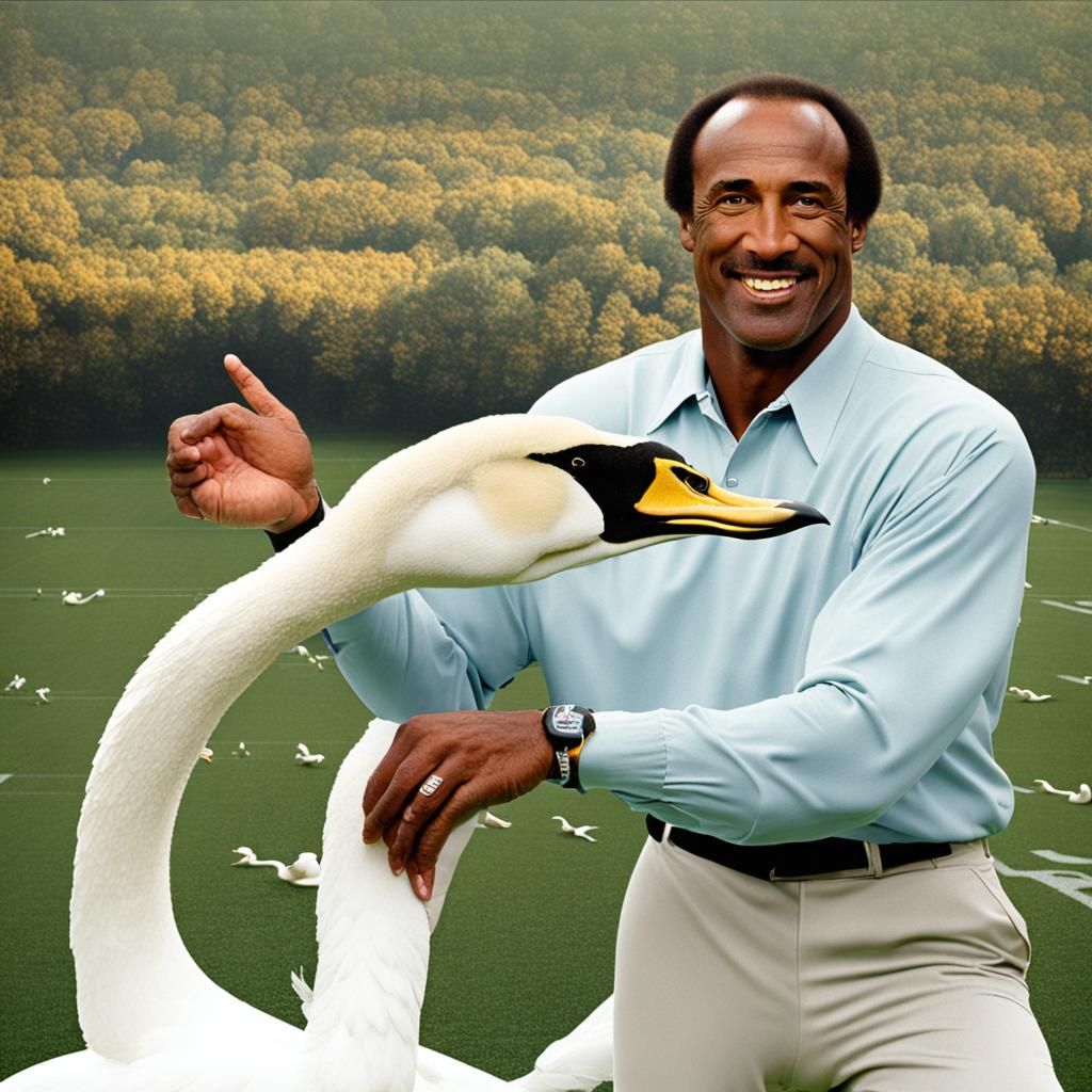Lynn Swann Transformed: A Swan Metamorphosis