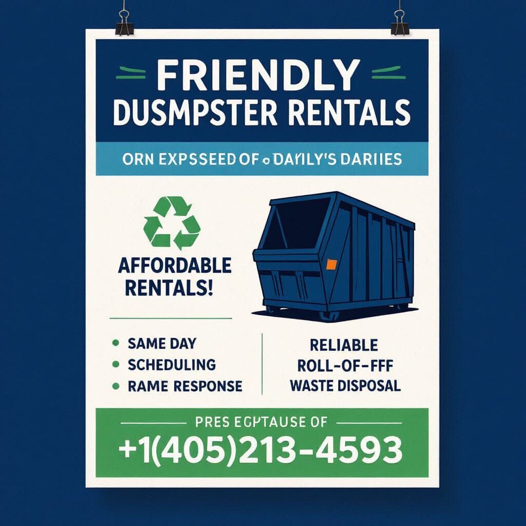Affordable Dumpster Rentals in OKC | EnviroDispose Service