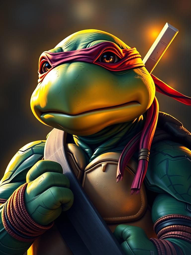 Teenage Mutant Ninja Turtle - Leonardo :: Photorealistic,  c...