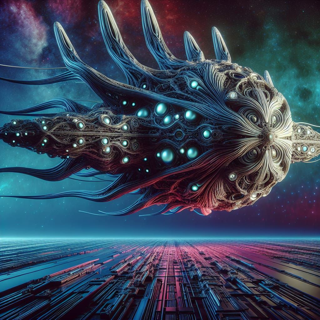 Bio-mechanical Spaceship