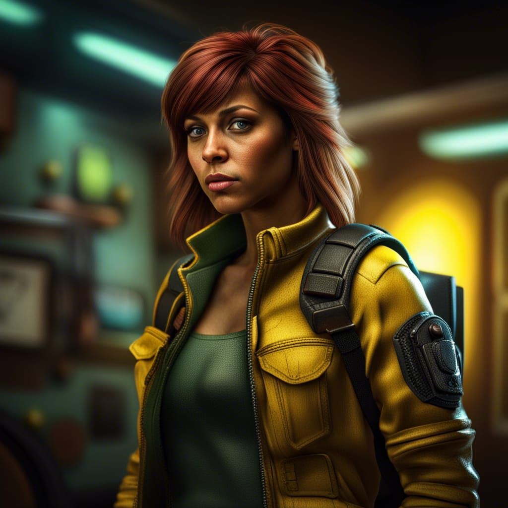 Hyperrealistic April O'Neal from TMNT in High Definition