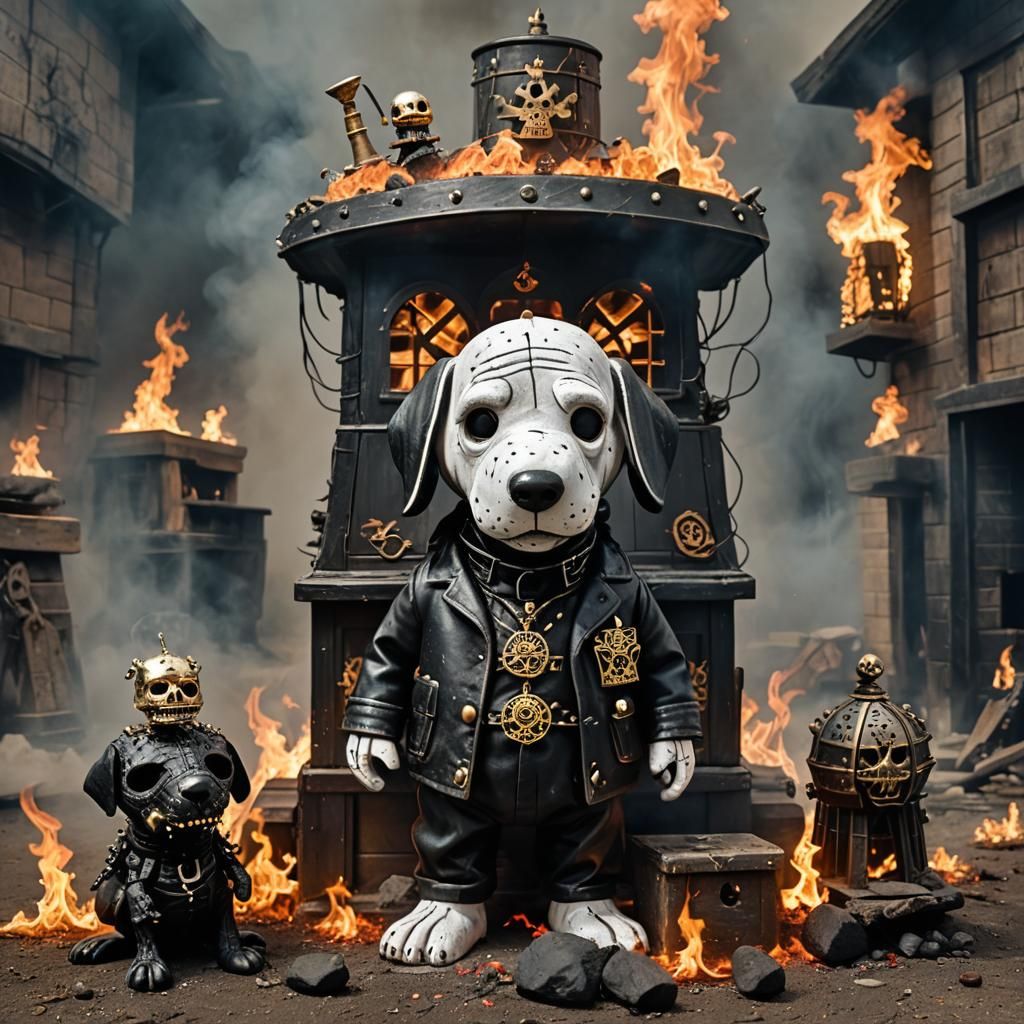 A Hyperrealistic 3D Rendering of Pinhead from the Hellraiser...