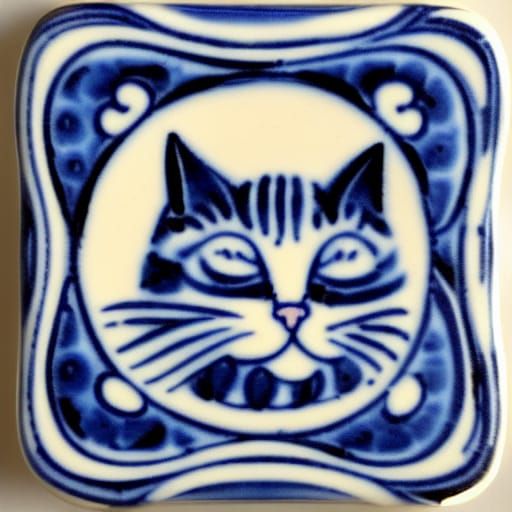 Delft Blue Cat