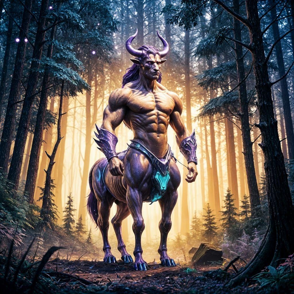 Chiron the Centaur in Dark Fantasy Art