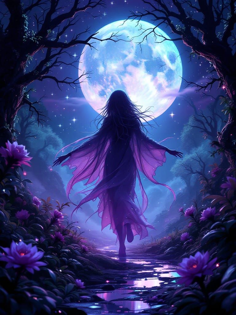 Moonlit Disco in Forest with Sparklepants