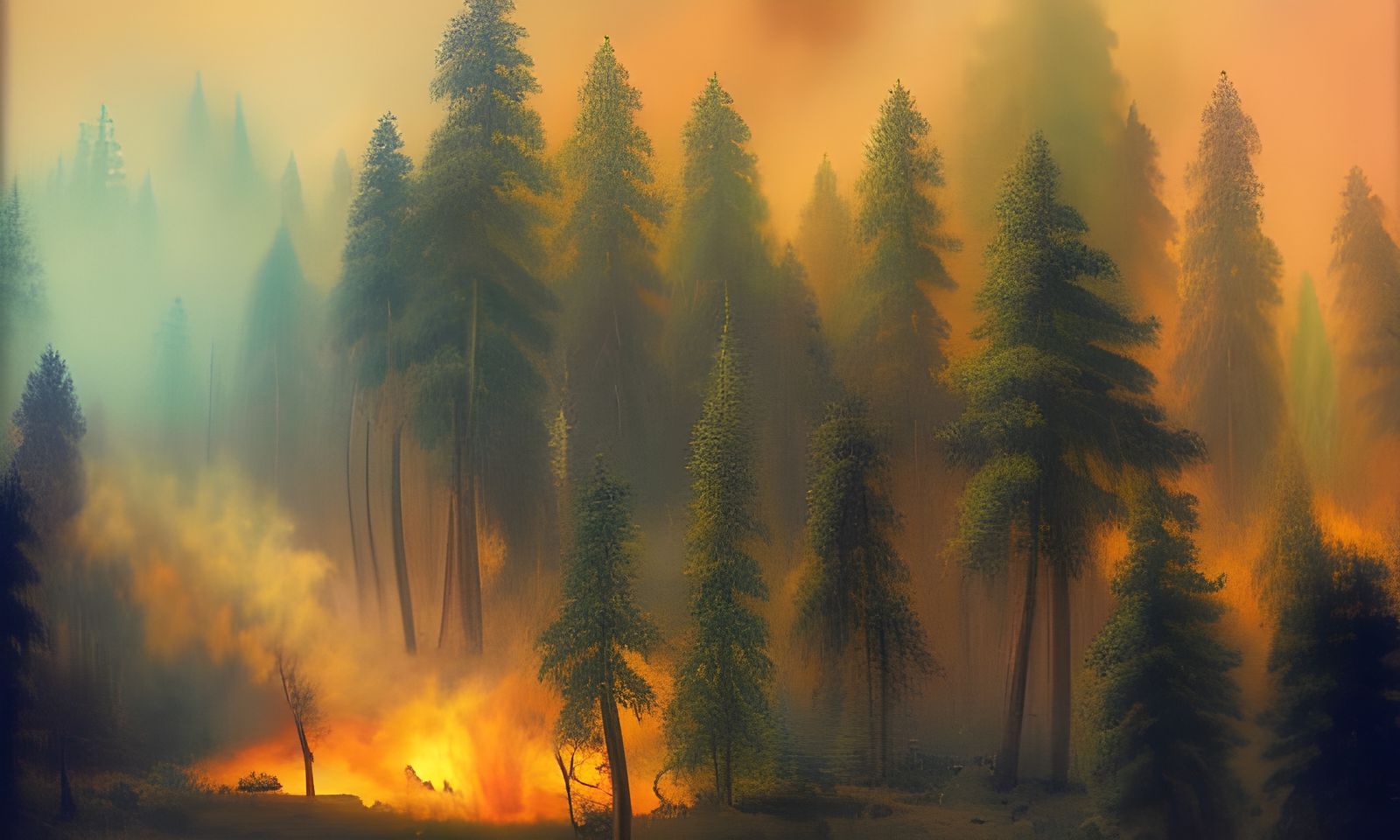 Inferno: A Hyper-Detailed Forest Fire Landscape