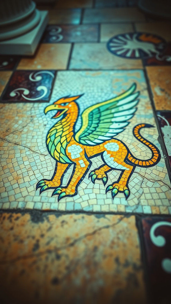 Griffin mosaic