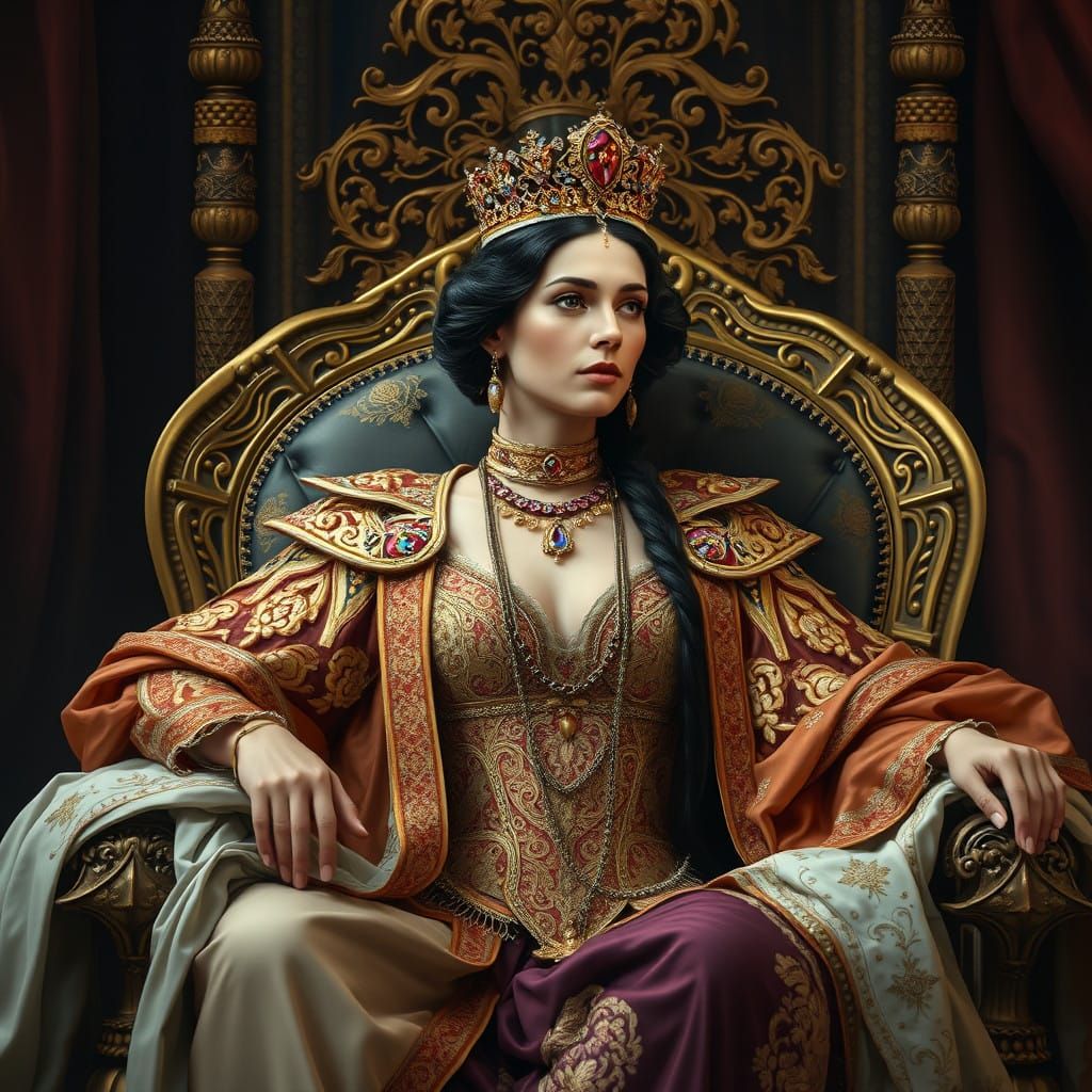 Majestic Empress in Imperial Attire