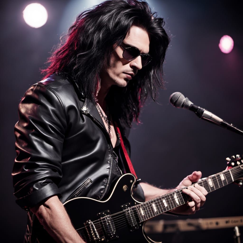 Rockstar Performing in Gritty London Club