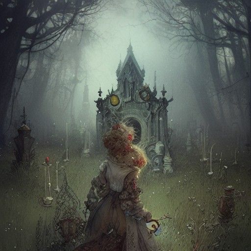 Visiting the graveyard