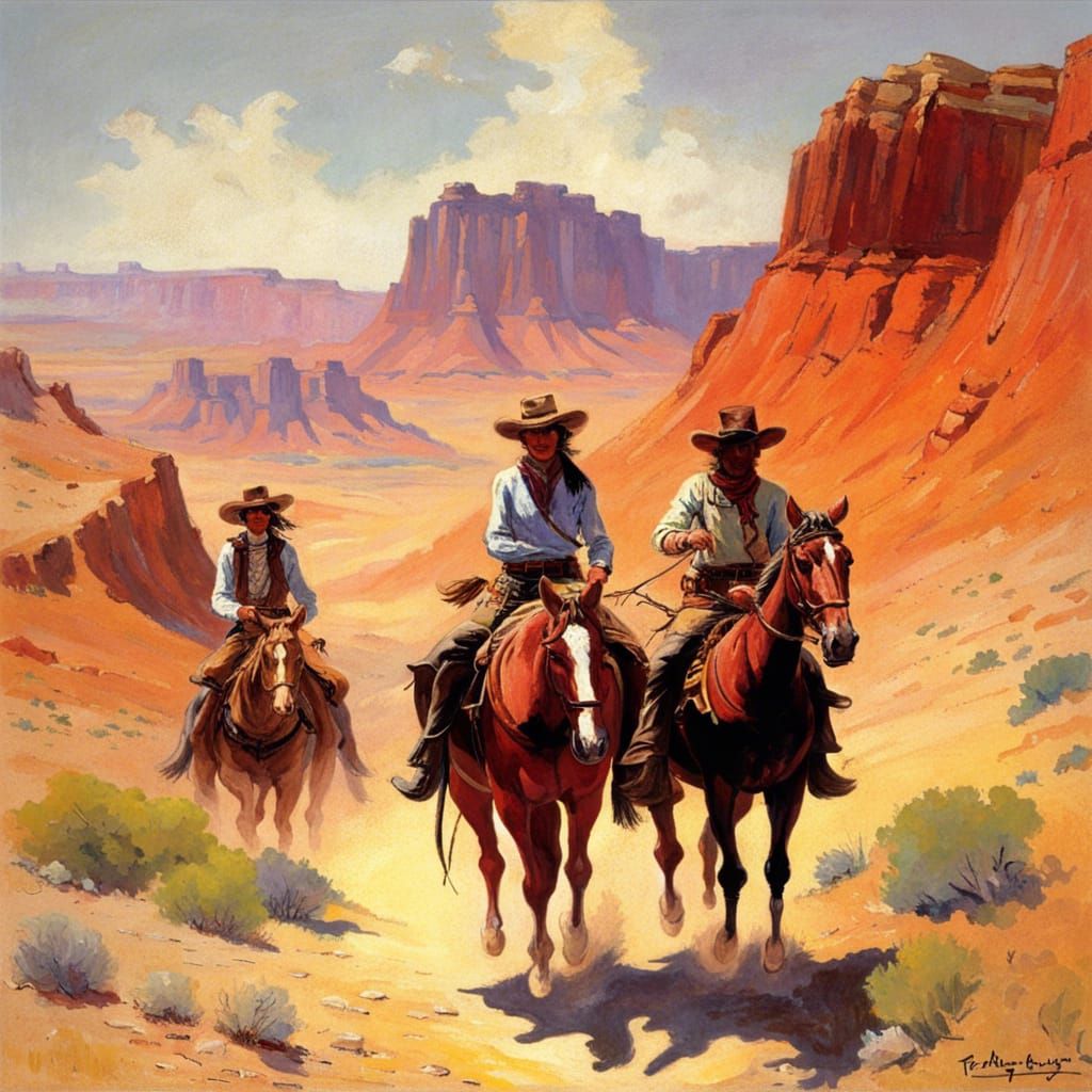Cowboys in the Red Desert: Western Art