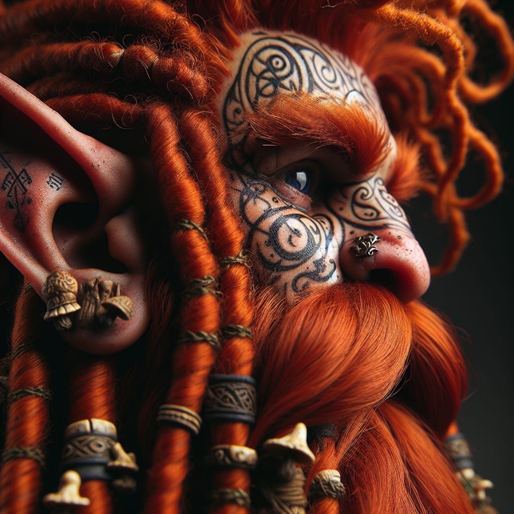 Dwarf Druid— circle of spores